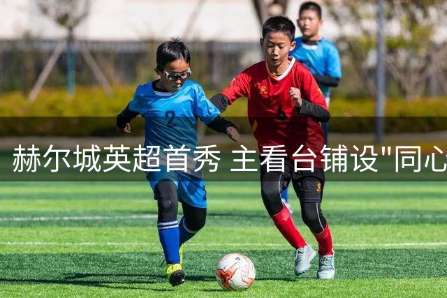 赫尔城英超首秀 主看台铺设"同心追梦"助威旗
